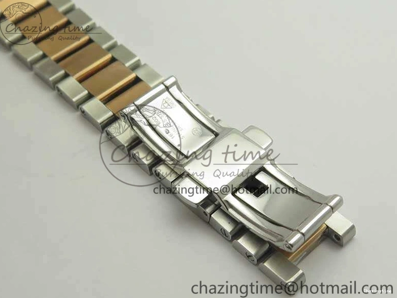 0327 Thermal Speedmaster ’57 Co-Axial SS RG OMF 1:1 Best Edition White Dial On SS RG Bracelet A9300 (Free Leather Strap) 8074